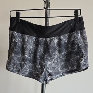 Pelagic Women's Black and Gray Patterned Shorts